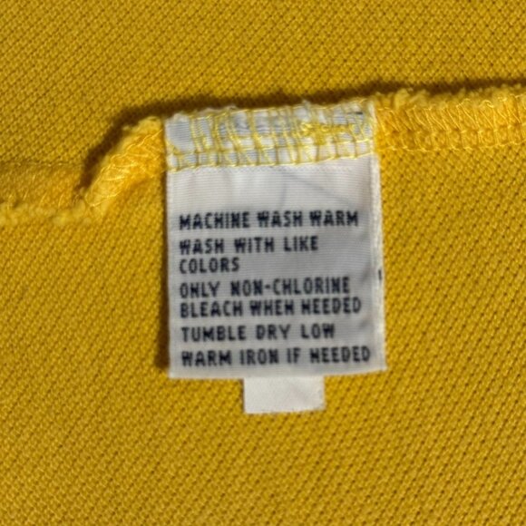 NEW Polo By Ralph Lauren Size M Yellow Polo Shirt Classic Fit Pony Excellent - Picture 8 of 8